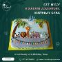 Wild Safari Delight:  Zoo Themed Birthday Cake