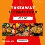 Takeaway Set Meal for 2 for £25.95
