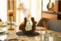 Wooden Glass Valley Curves Vase | Artisan Rustic Elegance