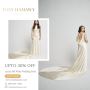 White Wedding Dress – Bias Silk Luxury Bridal Gown