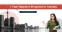 Which Canadian Universities Offer 1-Year Master's Degrees?