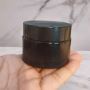 Elegant 50gm Black Glass Jars for Modern Packaging Elegant 50gm Black Glass Jars for Modern Packaging