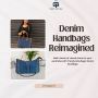 Denim Handbags Reimagined Trendy Grip Style