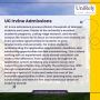 UC Irvine Admissions