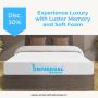 Experience Luxury with Luster Memory and Soft Foam Experience Luxury with Luster Memory and Soft Foam