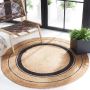 Hand-woven 100% Natural Jute Stripe Rug – Woodensure Eco-Chi