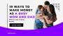19 Ways To Make Money as Busy Mom or Dad
