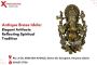 Antique Brass Idols: Elegant Artifacts Reflecting Spiritual 