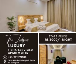 Best 1BHK Service Apartments Gurgaon