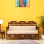 Shop Stylish Wooden 3-Seater Sofas - Built for Elegance and 