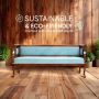 Luxurious Teak Wood Sofa 3 Seater – Shop Now