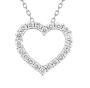 1ct Minimal Open Heart Stunning Natural Diamond Pendant