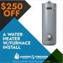 $250 OFF on Water Heater with Furnace Installation