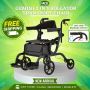 Shop Gemini Hybrid 2 in 1 Rollator Transport Chair