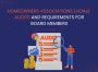 Homeowners Association Audit Requirement Homeowners Association Audit Requirement