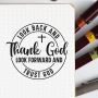 PSI Pre-Ink Look Back Rubber Stamp