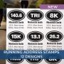 Personalized Runner Gift Idea, Custom Address Stamp