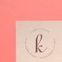 Personalized Monogram Address Stamp