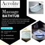 Home Spa Massage Bathtub – Quick Installation Available