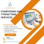 Composing and typesetting services