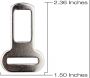 Seat Belt Buckle Male End – Hardened for Tight Fit