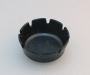 Hotel-Grade Deep Well Plastic Ashtrays – 4″ Deep, Stackable 
