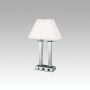 Twin Desk Lamp with USB & Dual Outlets – Brushed Nickel – Ho