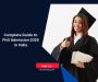 Complete Guide to PhD Admission 2025 in India