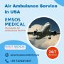 Critical Care Air Ambulance Service in USA