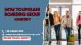How to upgrade boarding group United?