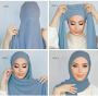 Instant Hijabs With Cap Plain Chiffon Jersey Hijab