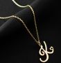 Personalize Style with AJLuxe's Gold Plated Letter Necklace 