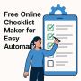 Free Online Checklist Maker for Easy Automation