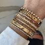 Alev Jewelry Personalized Cutout Gold Cuff