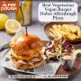 Best Vegetarian Vegan Burger Dubai – Alfredough Pizza