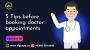 Book doctor appointment conveniently and get a better treatm