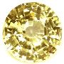 Untreated 1.59 cts. Sapphire Round Gemstone