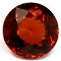 Untreated 5.85 cts. Hessonite Garnet Round Gemstone