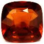 Certified 9.73 ct Hessonite Garnet Cushion Gem – Untreated