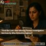 Missing Person Investigation Agency in Gurgaon – Miss Detect
