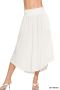 Flowy and Fashionable Elastic Waist Maxi Skirt Available Now