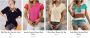 Women's Knitted Tops and Striped Jumpers Versatile Knitwear