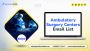 Maximize ROI with our Ambulatory Surgery Centers Email List
