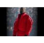 kanye red suit