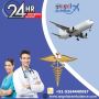 Pick Angel Air Ambulance Service in Bokaro with ICU Setup