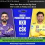 Live Match Betting – KKR vs CSK IPL 2025 on Reddy Anna Book