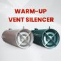 Warm-up vent silencer Warm-up vent silencer