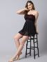 Shop Now: Shararat Black Red Babydoll Tube Dress