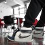 Grey White Sneaker Slippers – Cozy and Stylish Comfort