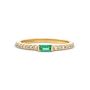 Buy Emerald Stackable Ring Online in Ridgewood, NJ